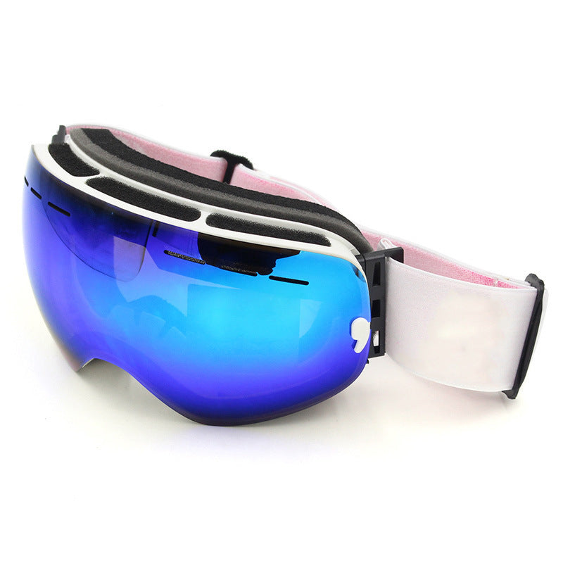 Double Layer Anti-Fog Ski Goggles – High-Performance Mirror Lenses for Clear Vision in All Weather Conditions