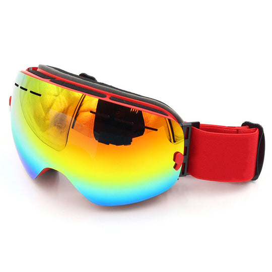 Double Layer Anti-Fog Ski Goggles – High-Performance Mirror Lenses for Clear Vision in All Weather Conditions